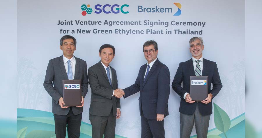 SCGC จับมือ “บราสเคม” ลุยตั้งโรงงานผลิต “เอทิลีนชีวภาพ” ในไทย