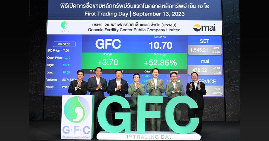 GFC เร่งขยาย 2 สาขา ยกระดับทีมแพทย์-นวัตกรรม หนุนเติบโตมั่นคง